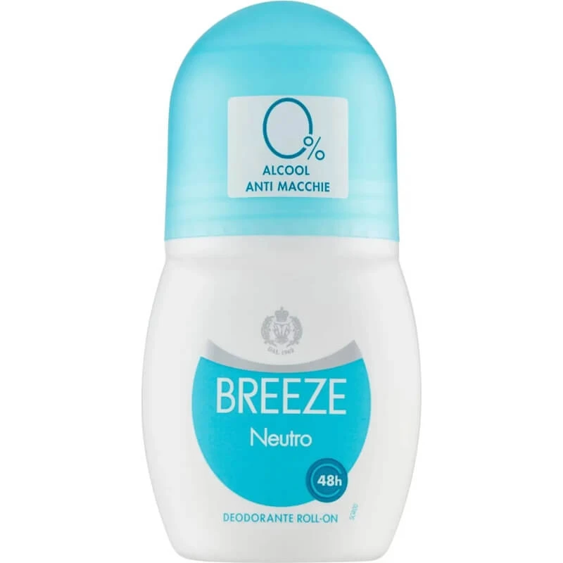 Breeze Neutral - Roll-on deodorant met 48 uur werkende werking, 50 ml