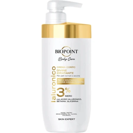 Biopoint Divine Cream – nawilżający i odżywczy krem do ciała, 500 ml: ceny i cechy