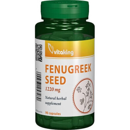 Fenugreek 610 mg, 90 cps, Vitaking