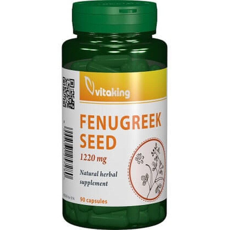 Fenugreek 610 mg, 90 cps, Vitaking