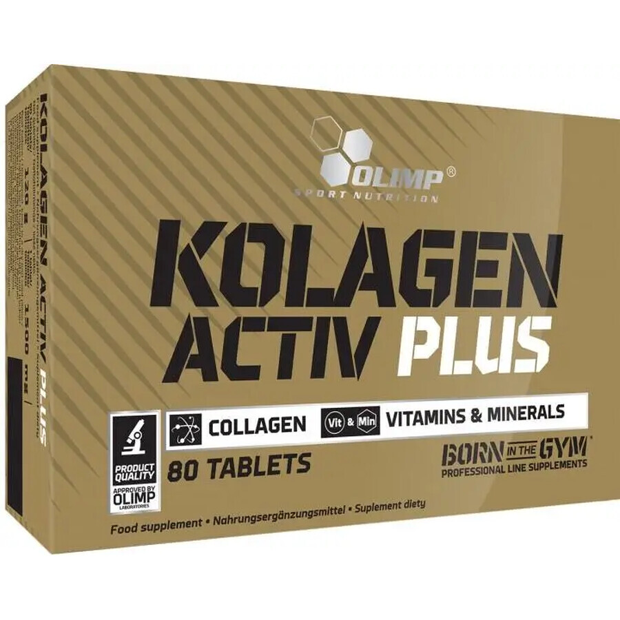 Kolagen Activ Plus 80 kauwtabletten, Olimp Labs