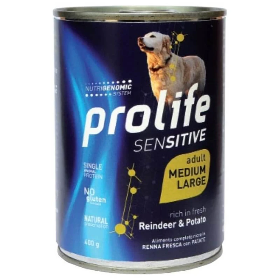 Sensitive Adult Reindeer & Potatoes - Compleet voer voor gevoelige volwassen honden van middelgrote en grote rassen, 400 g