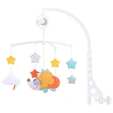 Cangaroo Dreamy - Muzikale mobiel voor baby's met opwindmechanisme, slaapliedjes en een oranje knuffel, vanaf 0 maanden
