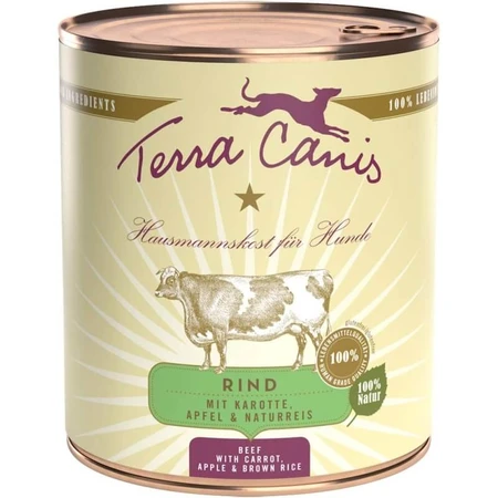 Terra Canis Classic Beef – kompletna karma mokra dla dorosłych psów o normalnej wadze, 800 g: ceny i cechy
