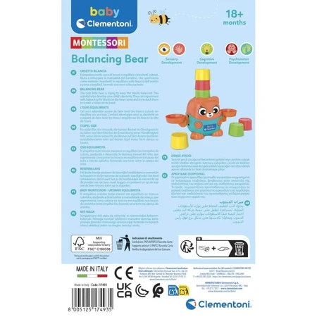 Clementoni Balancing Bear - Balancing Bear voor de vroege ontwikkeling, vanaf 18 maanden
