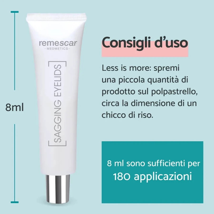 Remescar-crème tegen verslapte oogleden, 8 ml (beschadigde verpakking)
