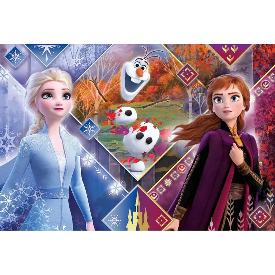 Clementoni Frozen 2-puzzel, 104 stukjes, 62 x 42 cm