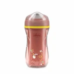 Chicco tazza active - tazza bambino 14m+ antigoccia beccuccio rigido termica rosa 266 ml