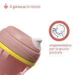 Chicco tazza active - tazza bambino 14m+ antigoccia beccuccio rigido termica rosa 266 ml