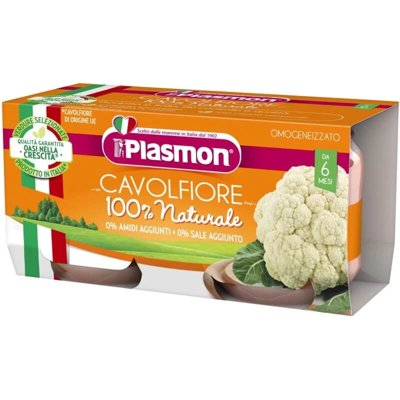 Plasmon gehomogeniseerde bloemkoolpuree 2x80 g