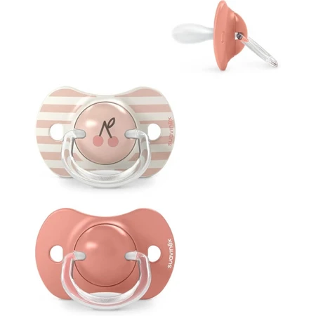 Suavinex Birdies - 2 Silicone Sx Pro Pacifiers, 18m+, Pink
