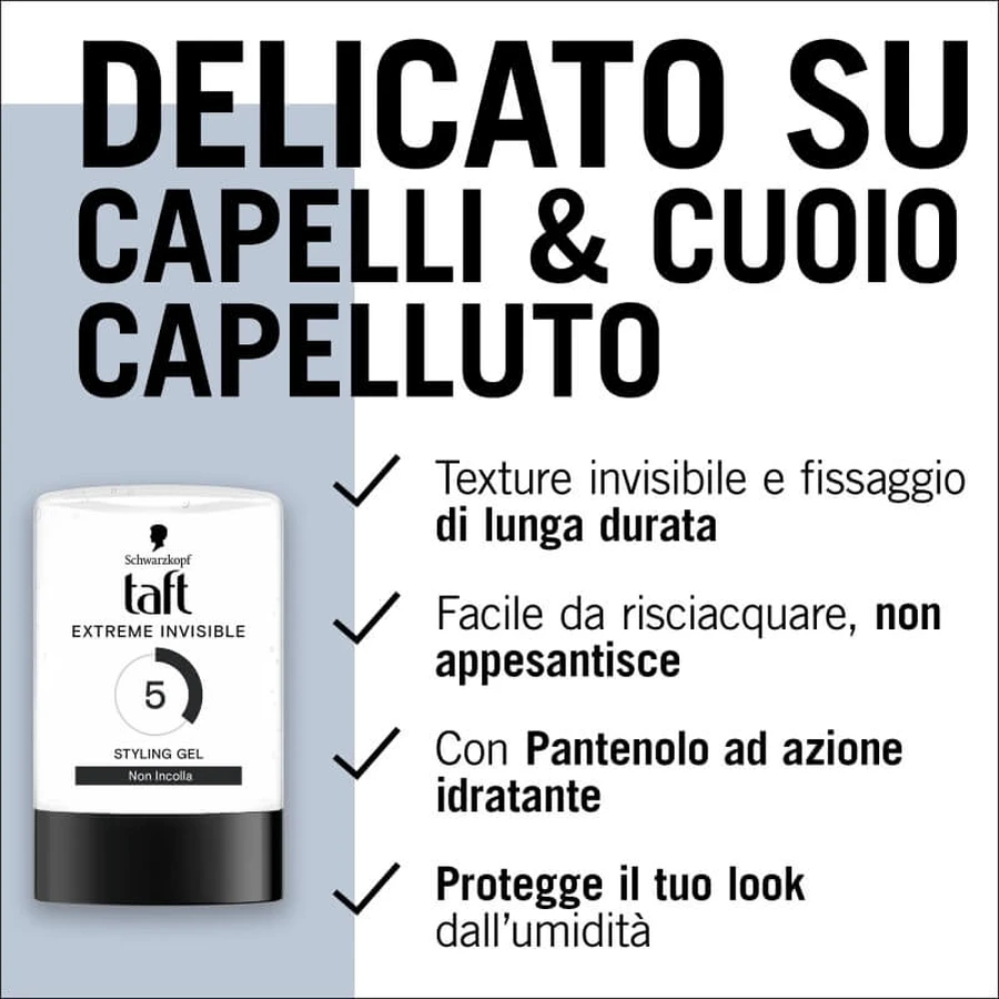 Schwarzkopf Taft Extreme Invisible - Haargel 300 ml