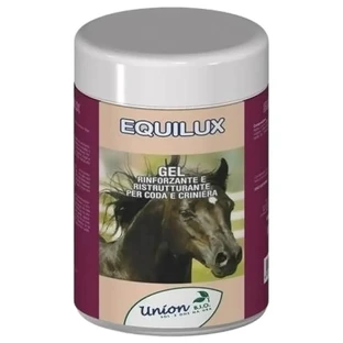 Union bio Equilux - Strengthening and Restorative Gel for Horses' Tails and Manes, 1 L