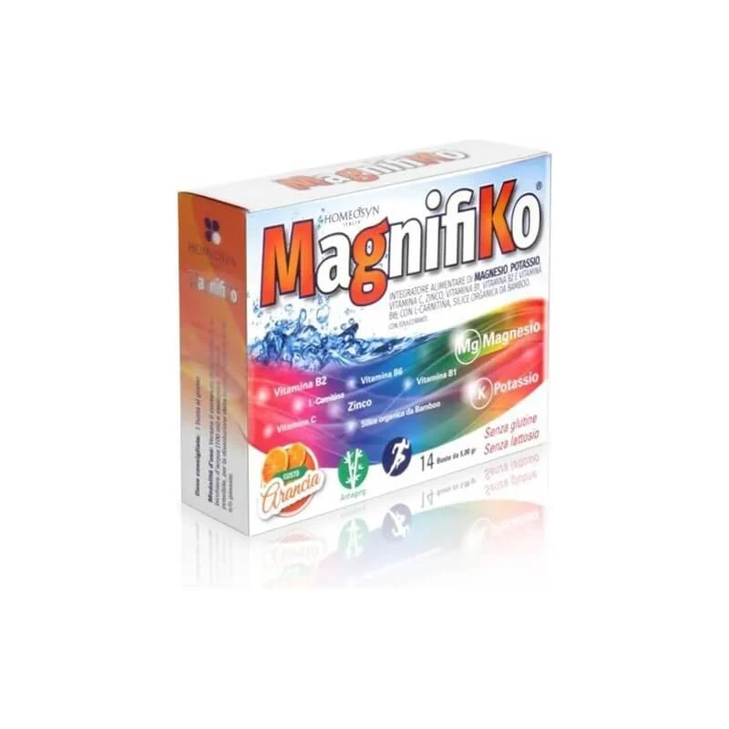 Magnifiko 14 zakjes met sinaasappelsmaak – vitamine- en mineralensupplement