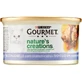 Purina Gourmet Nature’s Creations Lamsvlees, tomaten en pastinaak – Compleet voer voor volwassen katten, 85 g