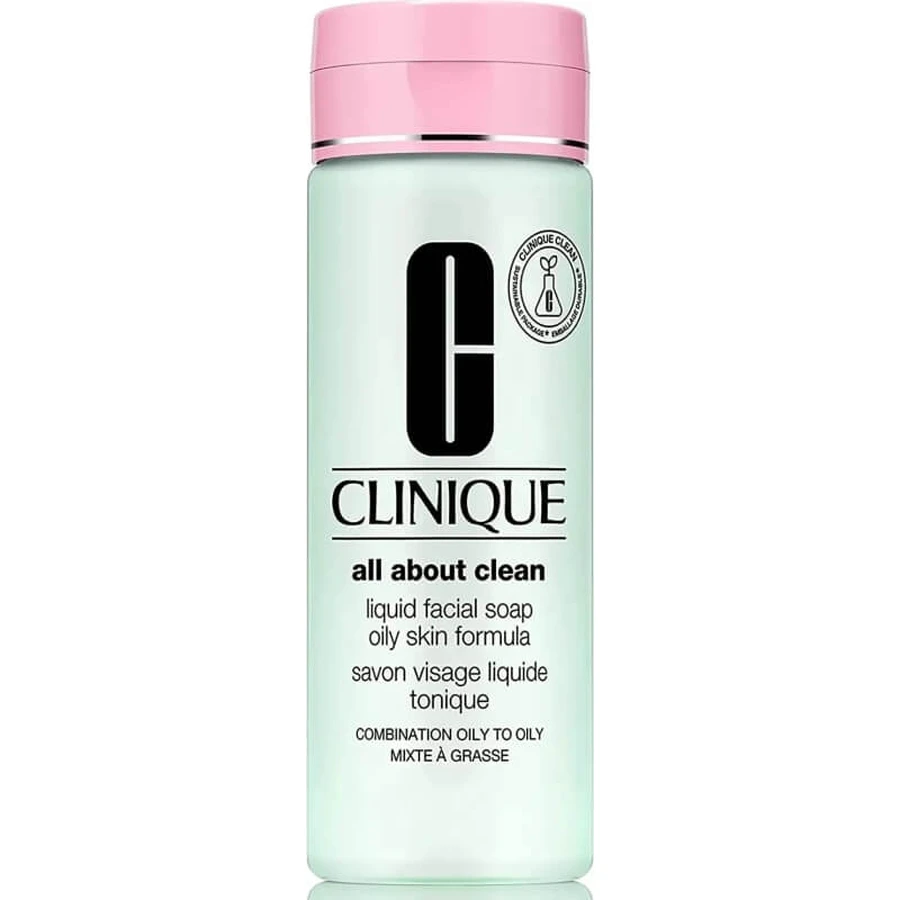 Clinique All About Clean für fettige Haut – Flüssigseife für Mischhaut bis fettige Haut, 200 ml
