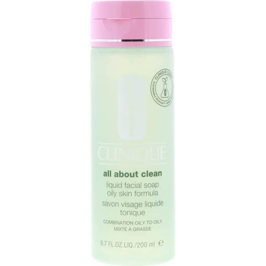 Clinique All About Clean für fettige Haut – Flüssigseife für Mischhaut bis fettige Haut, 200 ml