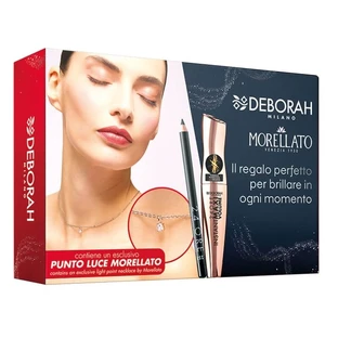 Set de belleza Deborah y Morellato n.º 01: máscara de pestañas Instant Maxi Volume + lápiz de ojos + collar