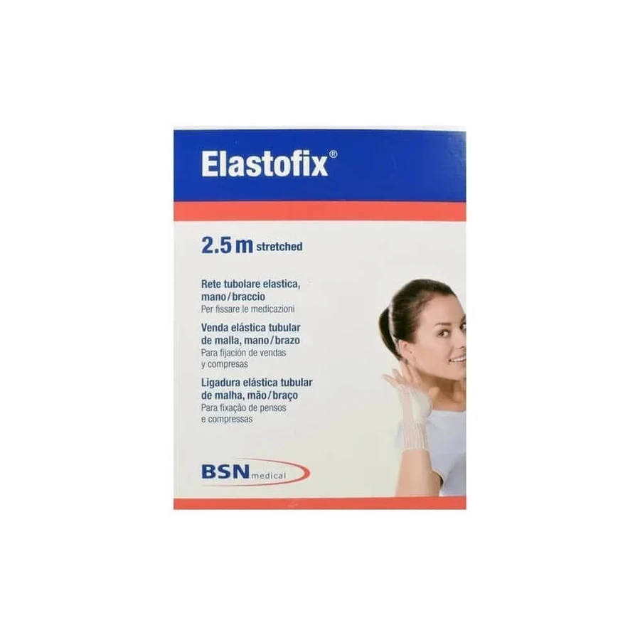 Elastofix elastisch buisverband – hand/arm, 2,50 meter