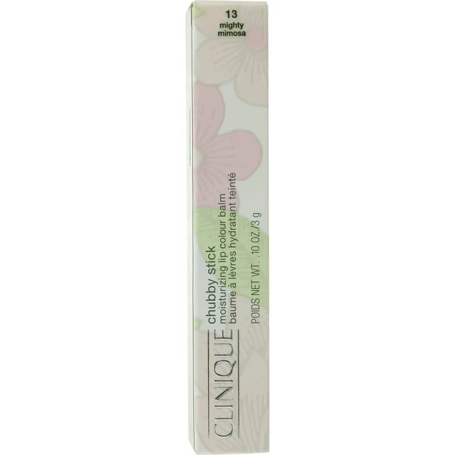 Clinique Chubby Stick – nawilżający balsam do ust z kolorem – balsam do ust z odcieniem nr 13 „Mighty Mimosa”: ceny i cechy