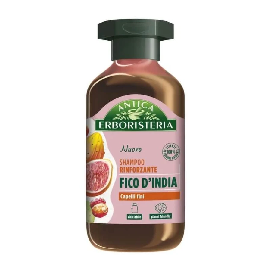 Antica Erboristeria Fico d'India - Versterkende shampoo voor fijn haar, 250 ml