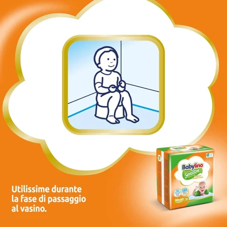 Babylino Sensitive – 14 wkładów chłonnych, 90 x 60 cm: ceny i cechy