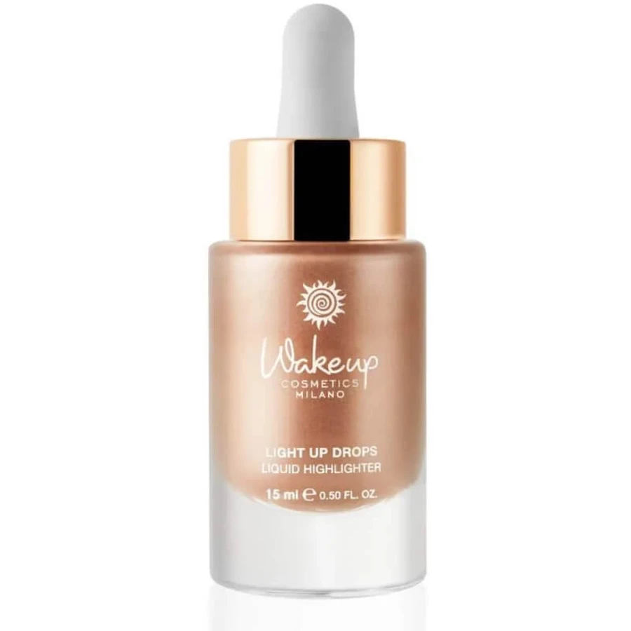 Wakeup Cosmetics Light Up Drops – Flüssiger Highlighter – Nr. 02 Gold Champagne