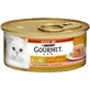 Purina Gourmet Gold Soft-Hearted Salmon - Compleet voer voor volwassen katten, 85 g
