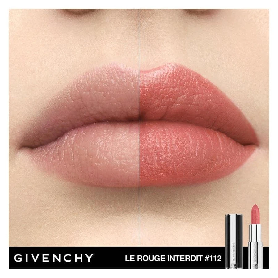 Givenchy Le rouge interdit intense silk - rossetto luminoso n. 112 nude mousseline