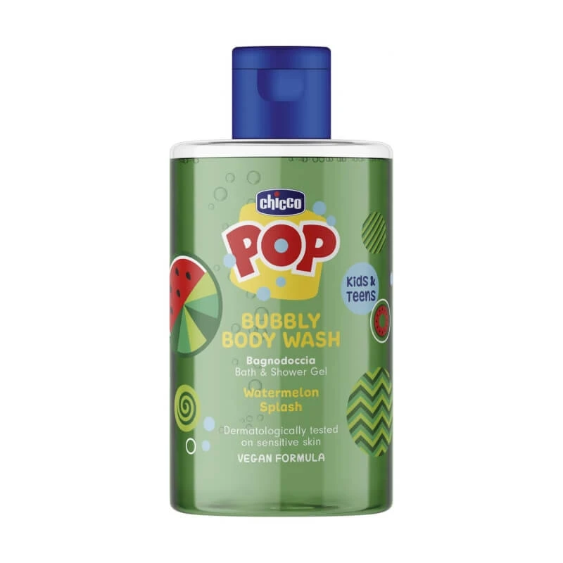 Chicco Pop Bubbly Watermelon Splash - Baby-douchegel 300 ml
