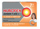 Nurofen Junior 7+ sinaasappel 100mg x 24cps.moi, Reckitt