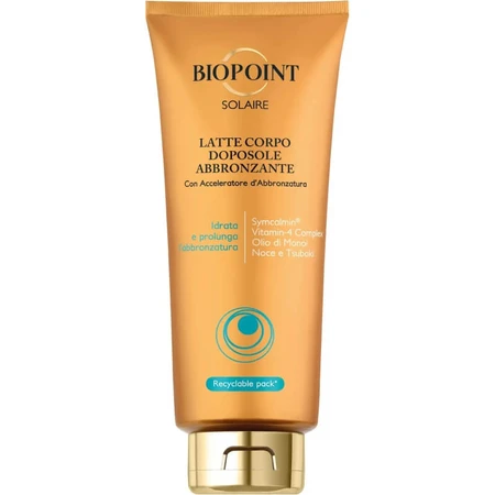 Biopoint Loțiune de corp după expunere la soare cu efect de bronzare 400 ml