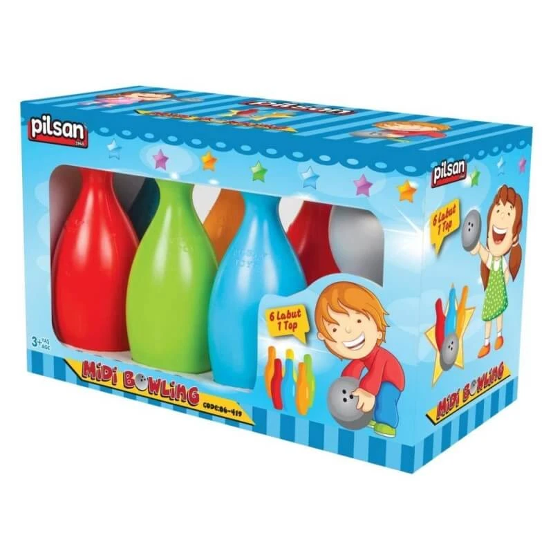 Pilsan Midi Bowling - Educatieve bowlingset voor kinderen vanaf 10 jaar