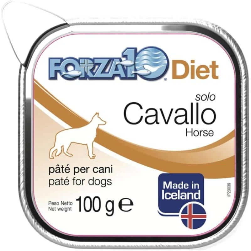 Forza10 Forza 10 Horse-Only Diet – Dieetvoeding voor honden met voedselintoleranties, 300 g