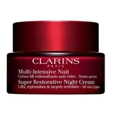 Clarins Multi-Intensive Nuit - Anti-rimpel nachtcrème voor alle huidtypes, 50 ml