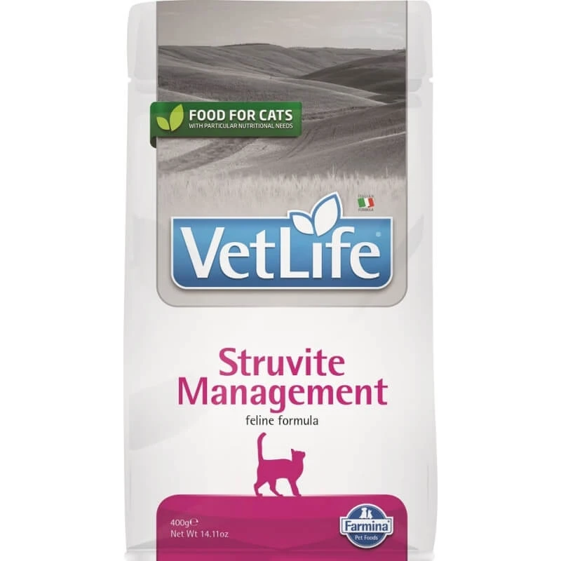 Farmina Vet Life Struvite Management - Compleet dieetvoeding voor katten, 400 g