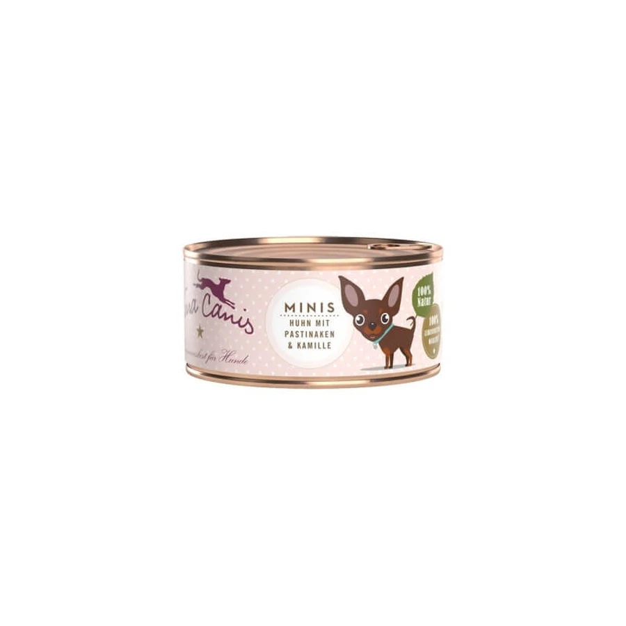 Terra Canis Minis Kip met pastinaak en kamille – Compleet voer voor kleine volwassen honden, 100 g