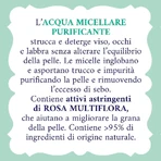 Agua de rosas purificante - Agua micelar para pieles con tendencia a las imperfecciones, 200 ml