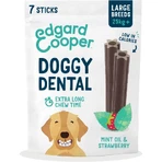 Edgard & Cooper Doggy Dental – roślinne pałeczki dentystyczne dla dużych psów, o smaku truskawkowo-miętowym, 255 g: ceny i cechy