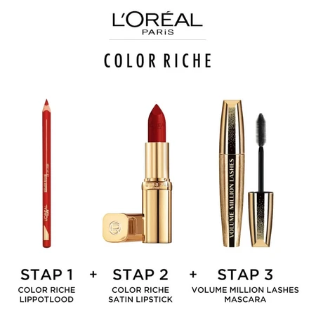 L'Oréal Paris Color Riche Satin - Satin-lippenstift nr. 300 Le Rouge Paris