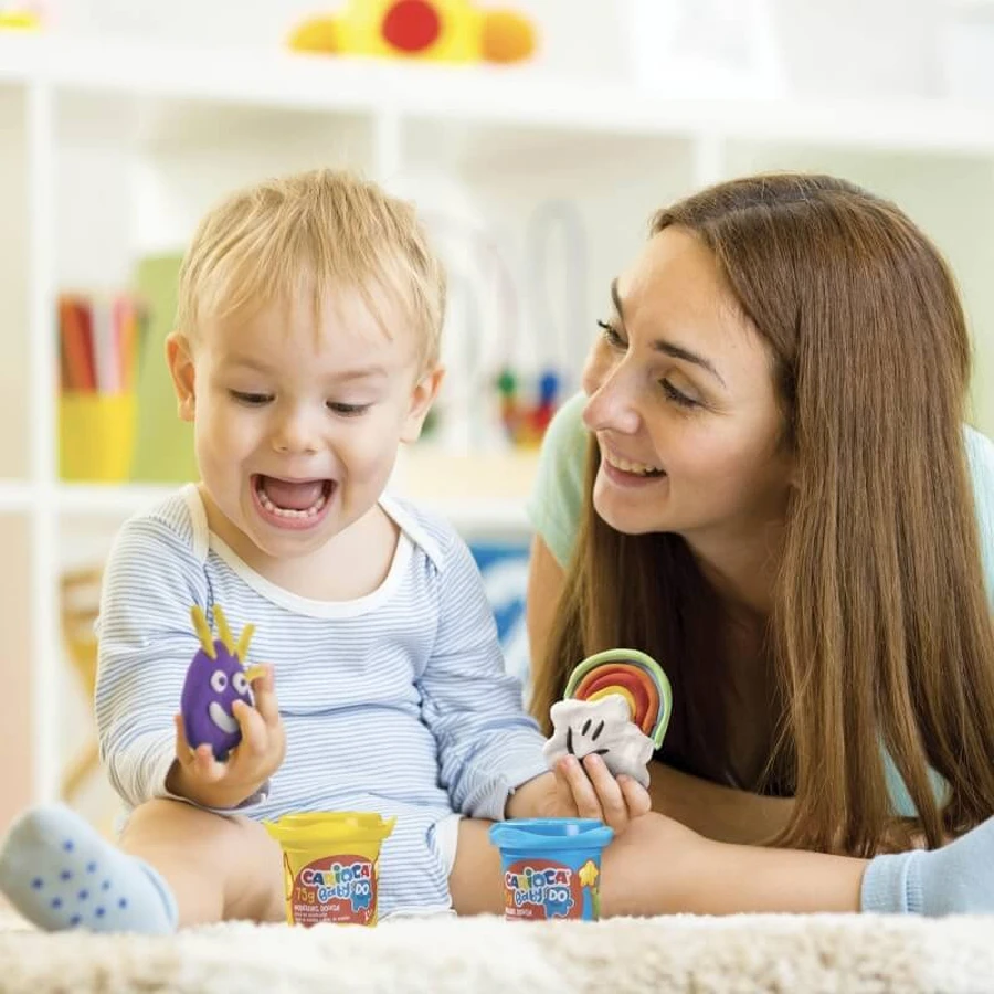 Carioca Baby do – boetseerklei voor kinderen vanaf 12 maanden, 8 x 75 g