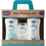 Chicco Baby Moments Clean &amp; Sweet - Coffret de produits pour le bain