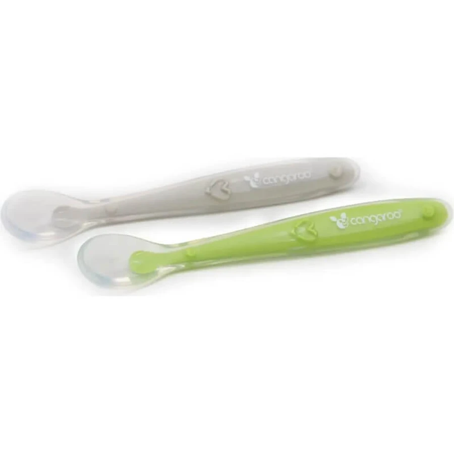 Cangaroo 2 : cuillères en silicone pour bébés à partir de 6 mois