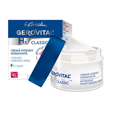 Crema intensiv hidratanta de zi Gerovital H3 Classic, 50 ml, Farmec