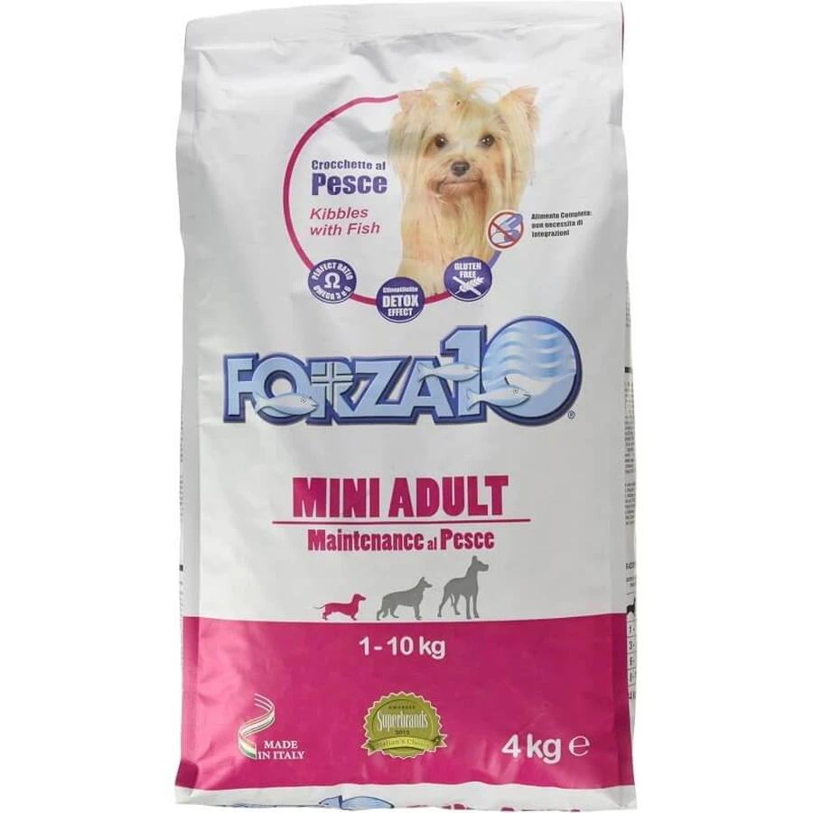 Forza10 Mini Adult Maintenance met vis - Compleet hondenvoer, 4 kg
