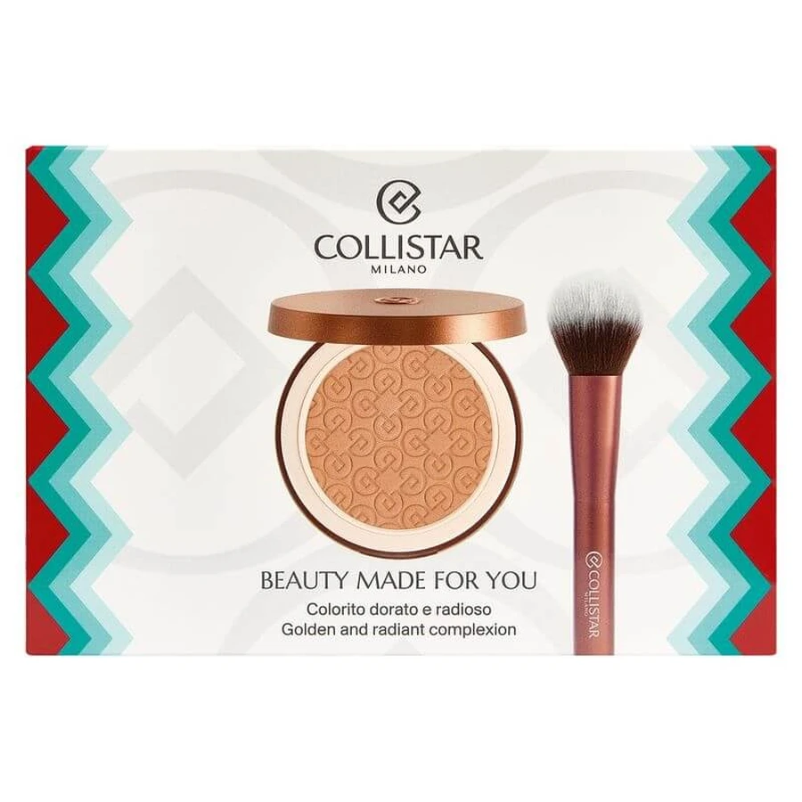 Polvos bronceadores Collistar Magica Terra - Set de regalo con brocha n.º 4.4 Portofino Mate