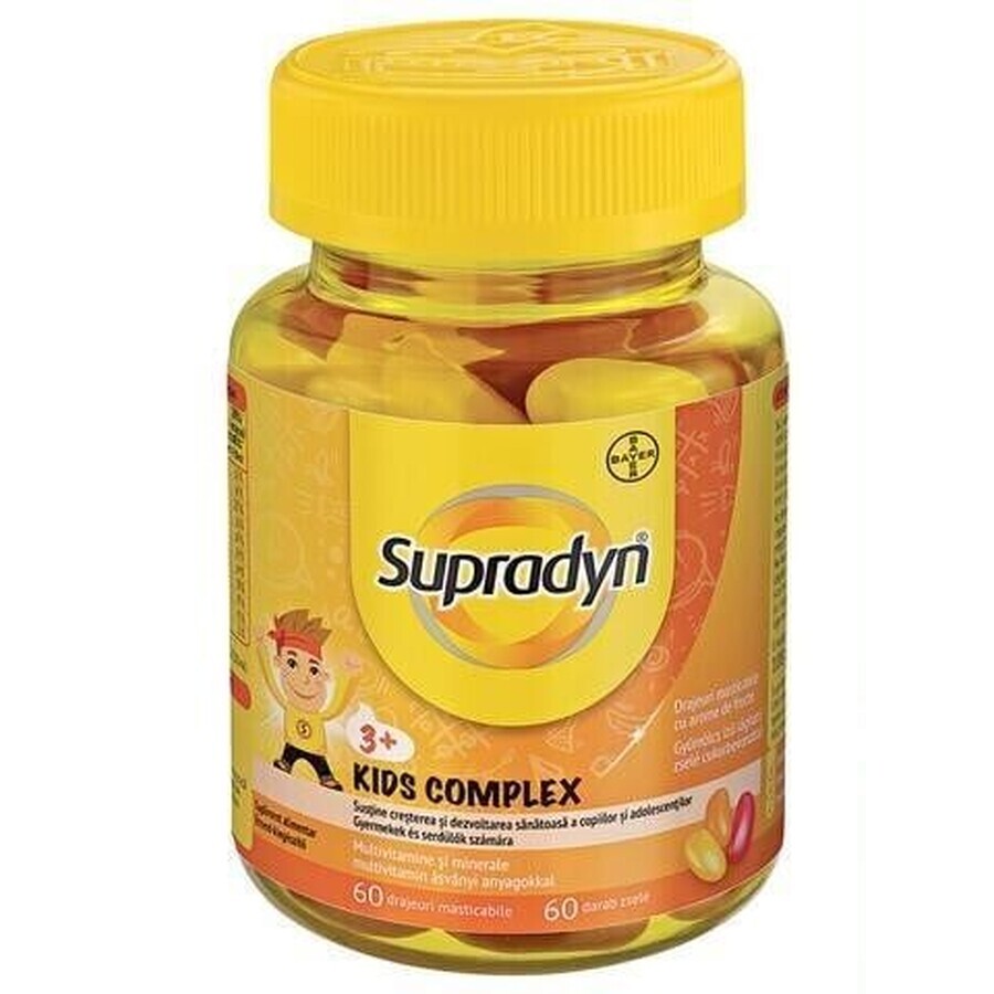 Supradyn Kids Complex 60 kauwtabletten, Bayer