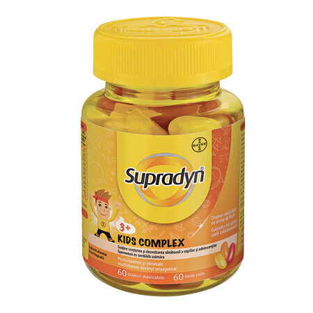 Supradyn Kids Complex 60 kauwtabletten, Bayer