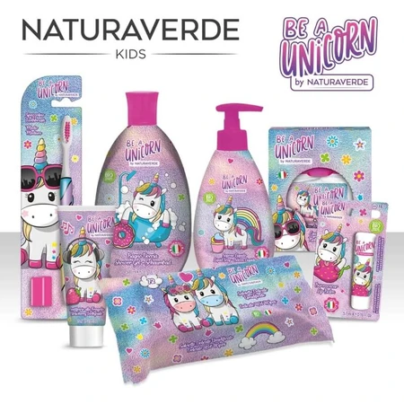 Naturaverde Be a Unicorn SPF 15 – Nawilżający i ochronny balsam do ust o zapachu truskawkowym, 5,7 ml: ceny i cechy