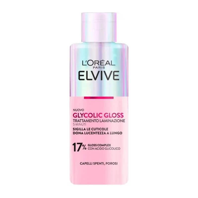 Elvive Glycolic Gloss - 5-minuten-laminatiebehandeling voor dof haar, 200 ml